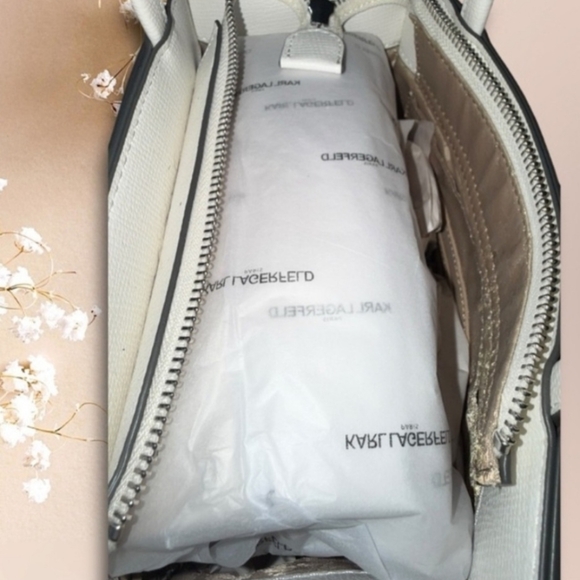 KARL LAGERFELD Paris Adele Large Size Tote Bag & Karl Pouch - Picture 6 of 8